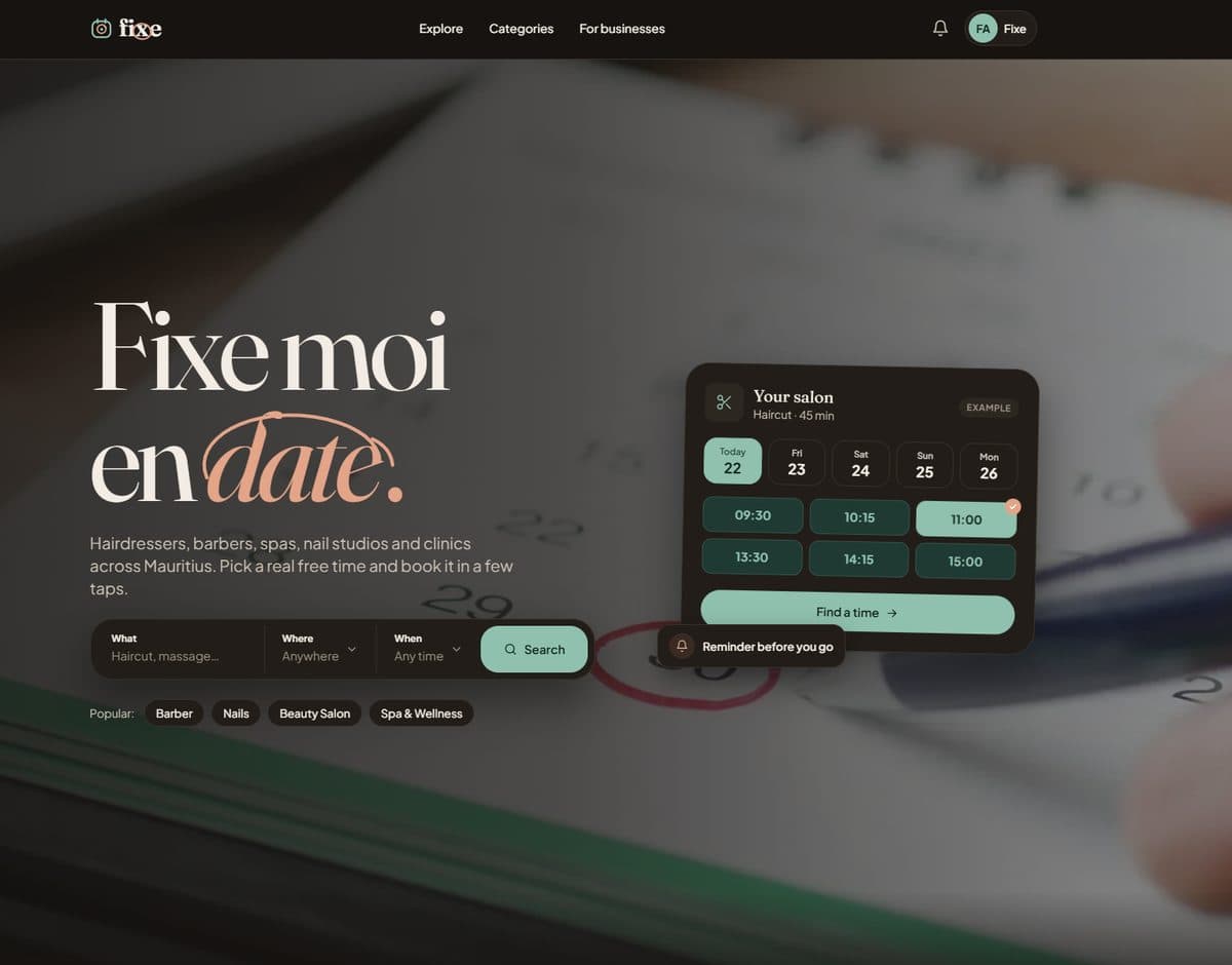 Fixe — fixe.live